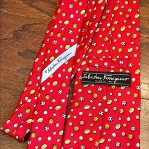 Salvatore ferragamo sports tie